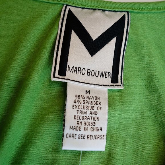 NWT Marc Bouwer Green Tunic Top with Embellishments Size M - Picture 4 of 5